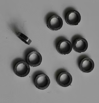 GIOĂNG GRAPHITE DẺO (FLEXIBLE): VÒNG LÀM KÍN CHỊU NHIỆT ĐỘ CỰC CAO CHO MẶT BÍCH (OD 7.1MM)